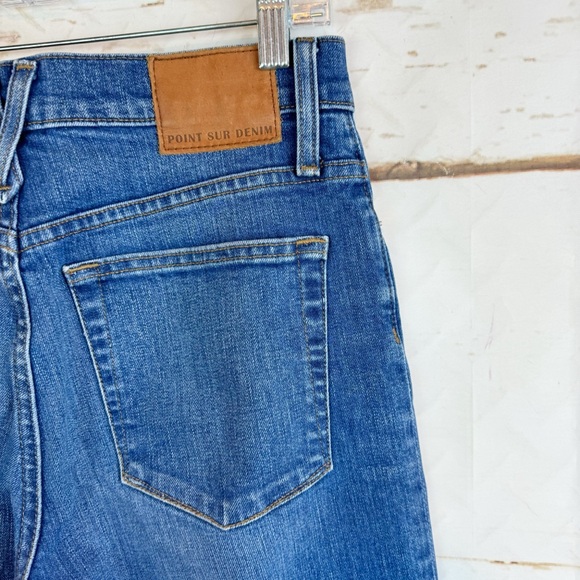 J. Crew (Point Sur) | Wide-Leg Cropped Jean w Chewed Hems, 26 - Picture 8 of 12